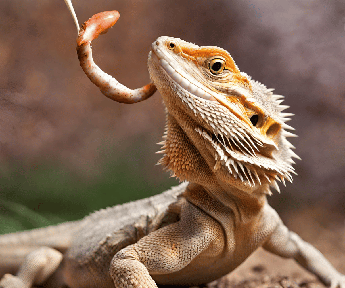 Can Bearded Dragons Eat Earthworms?